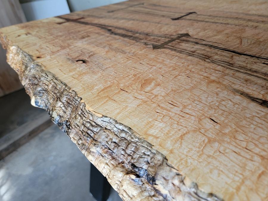 Spalted sugar maple table