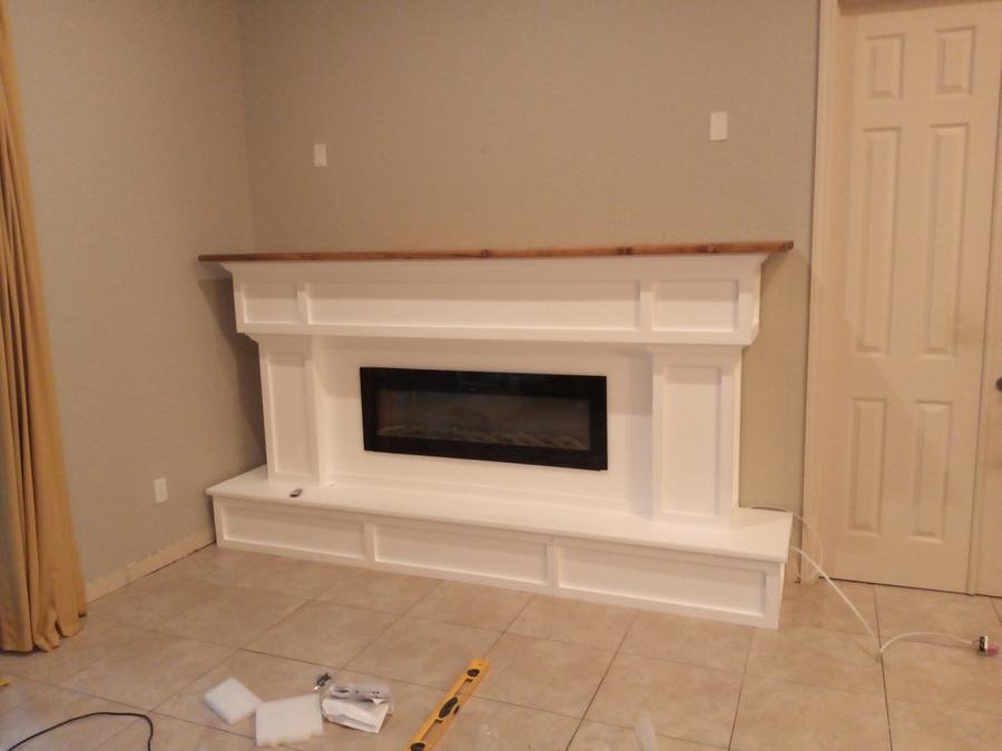 Faux Electric Fireplace Unit