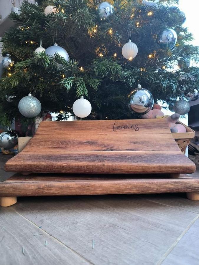 OAK BARREL TRAYS