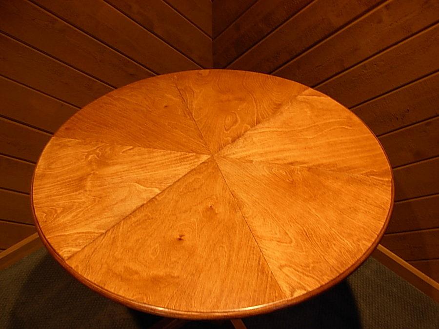 Plywood Starburst Table