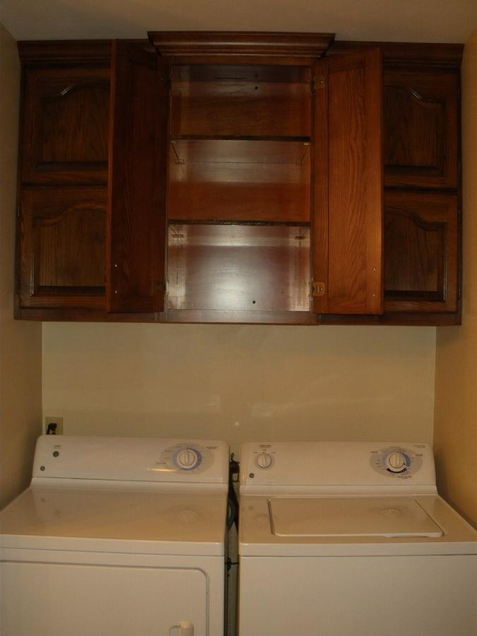 Oak Laundry Cabinets