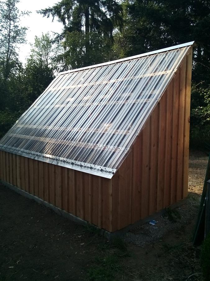 Solar Kiln for drying lumber