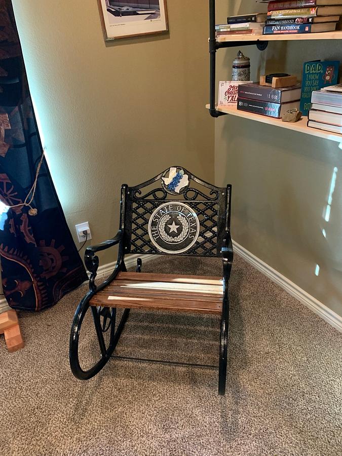 Iron Rocking Chair refinish