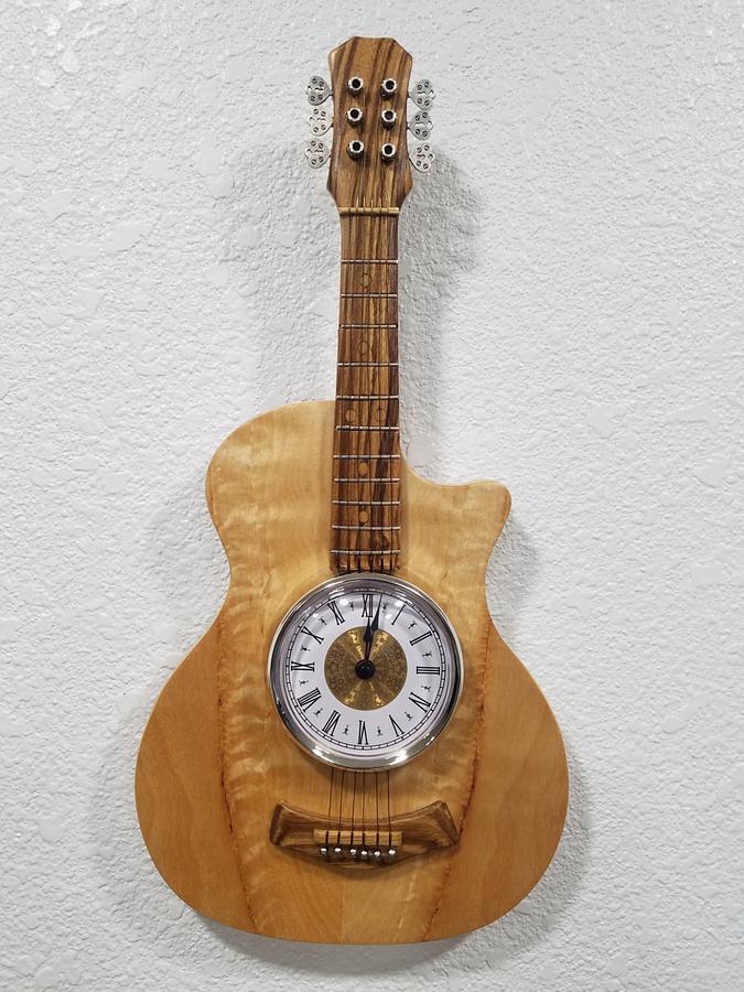 Guitar Clock w/standard "Time to Play"