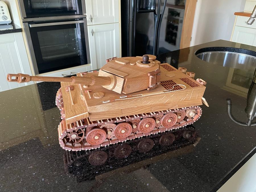 New wooden model- WW2 Tiger 1 Tank