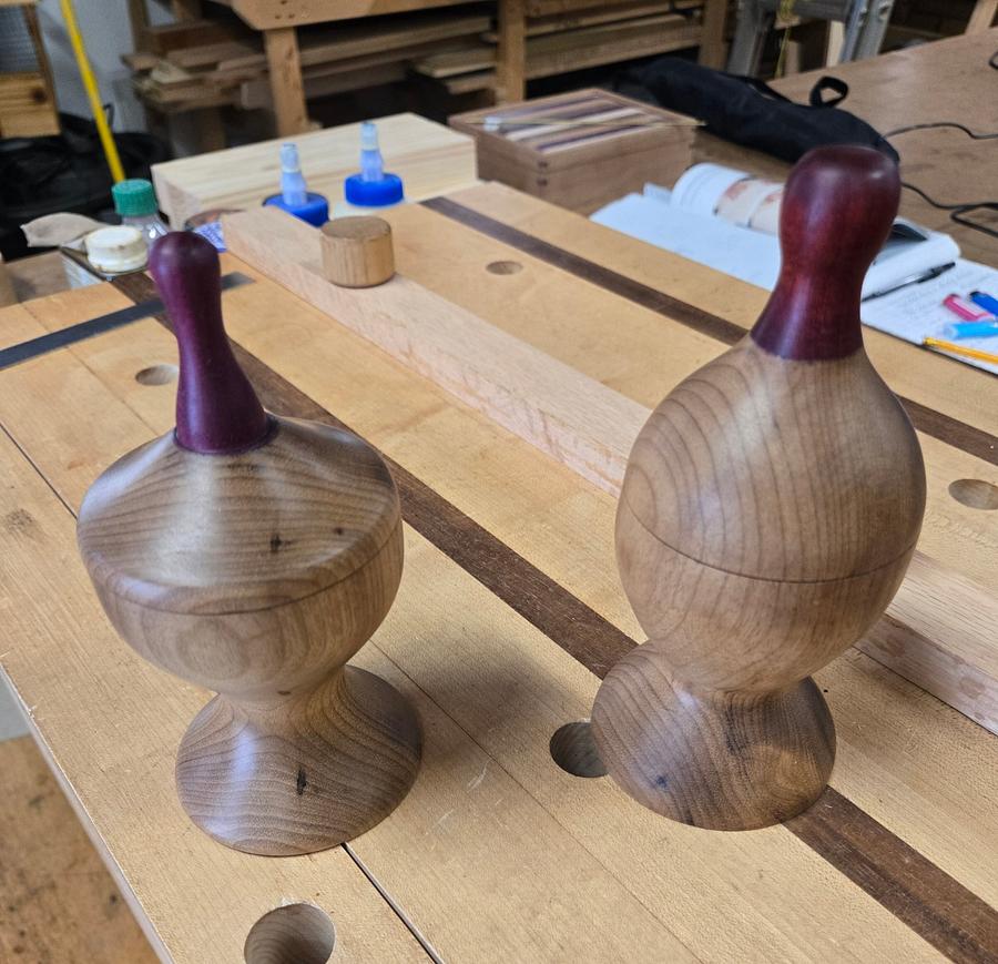 Small Lidded Turnings