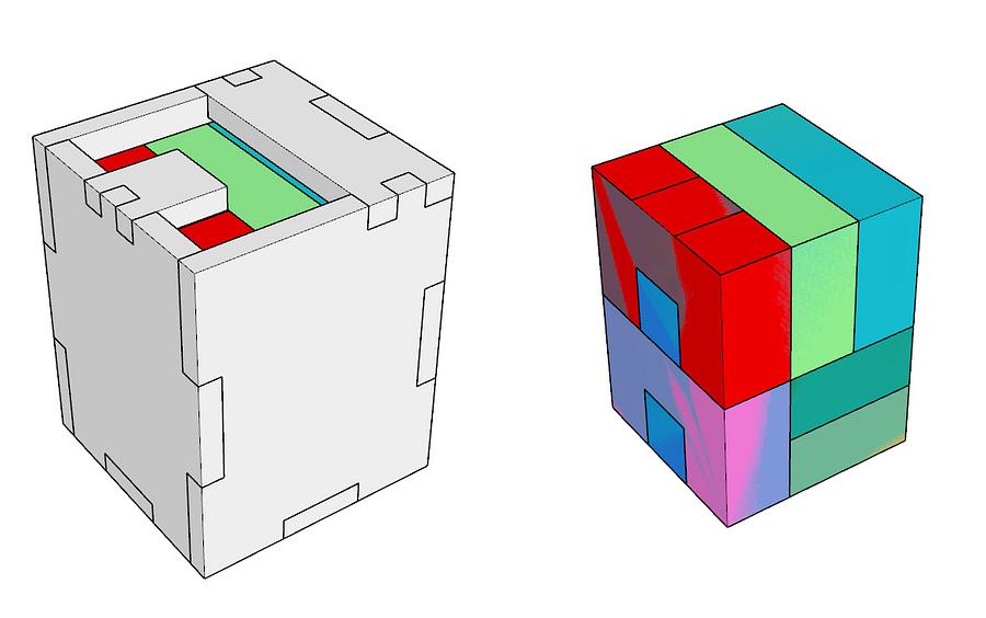 “Communication Box” Packing Puzzle.