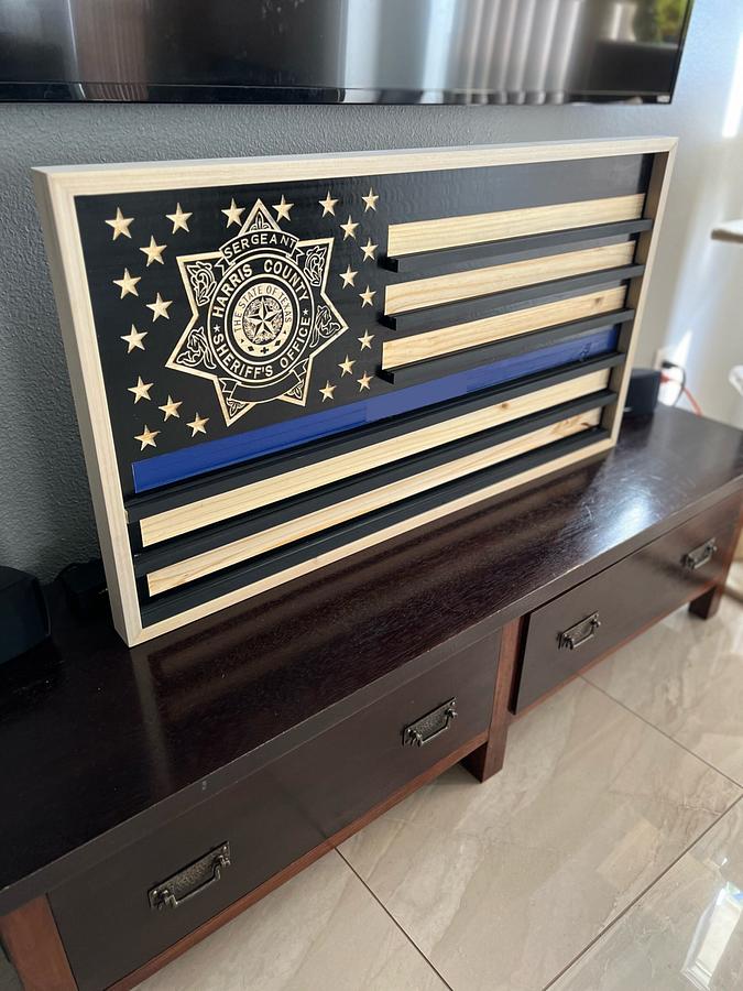 Thin Blue Line Flag