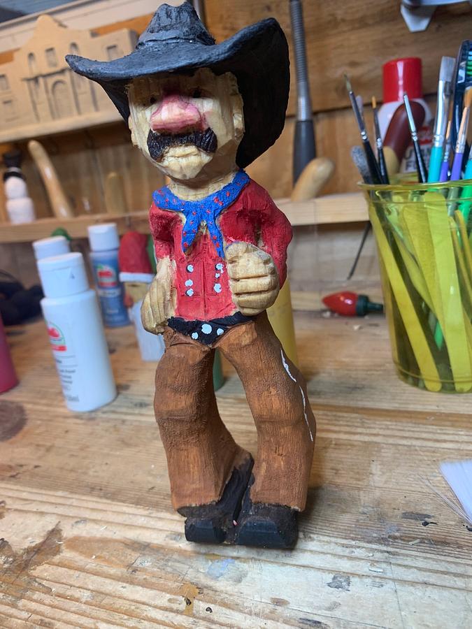 A few small Christmas ornaments