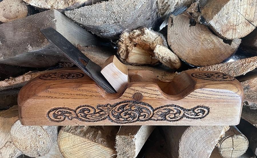 Carving Scrollwork on the Krenov Style Hand Plane