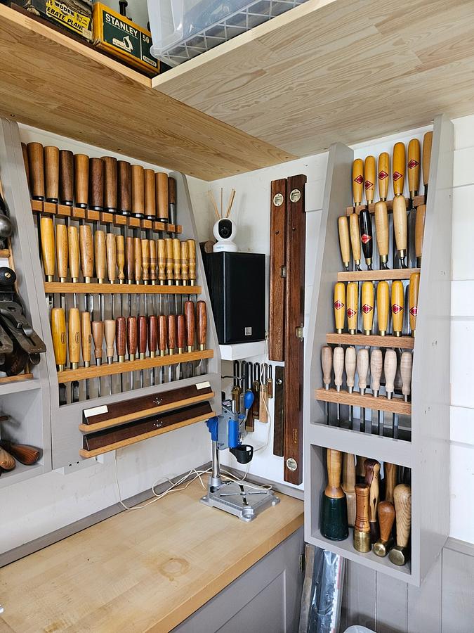 Chisel and Mallet Tool Rack