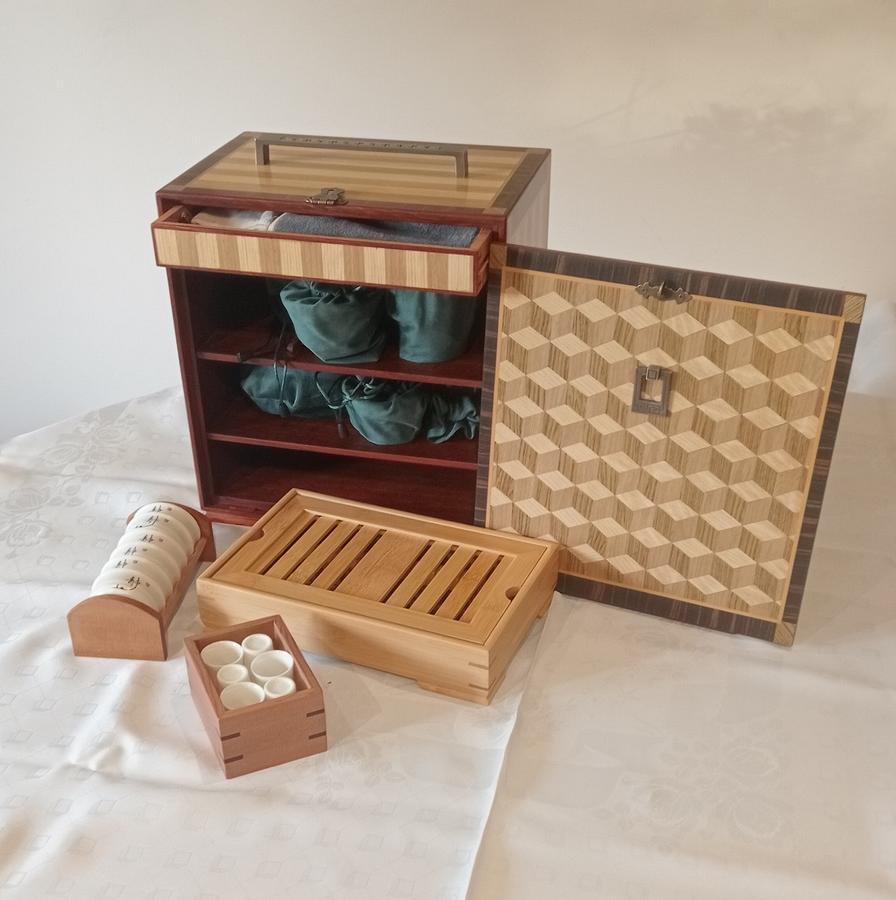 Chinese Tea Set Chest