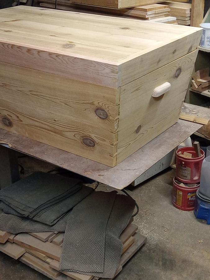 Restoring 1812 steamer trunk