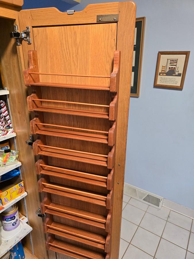 Pantry Door Spice Rack