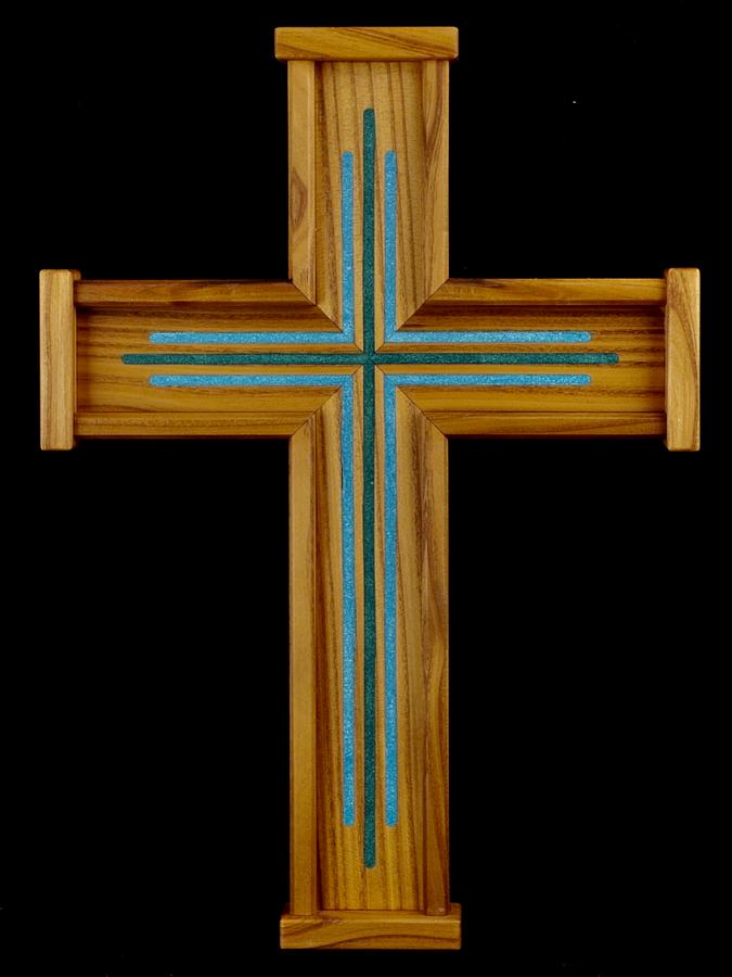 Crosses with simple inlay