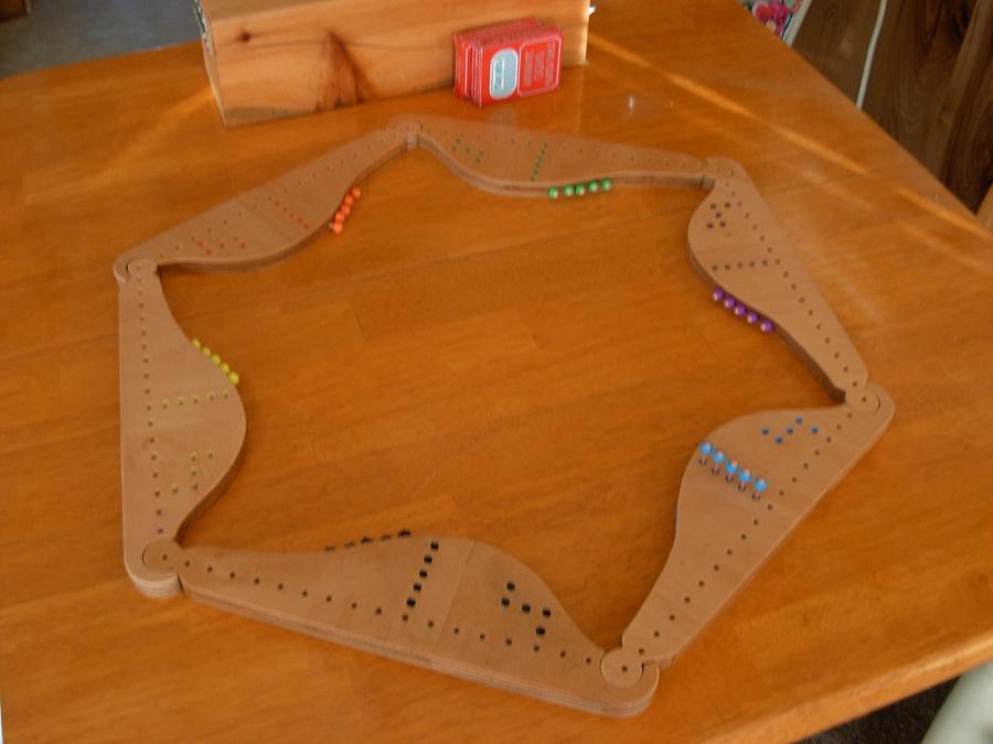 Pegs and Jokers Game Board and Storage Box