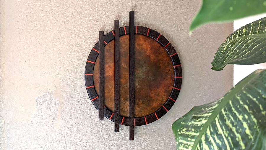 Porthole wall sculpture