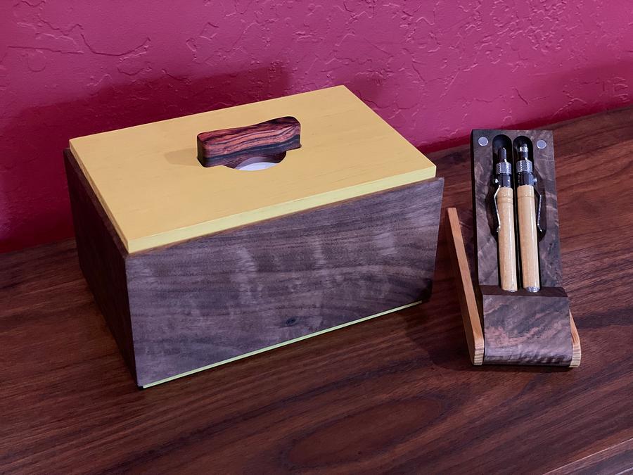 Surprise Swap - Pen & Pencil set w/ case, and Japanese style box