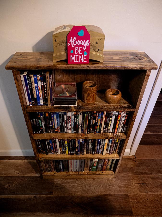 DVD shelf