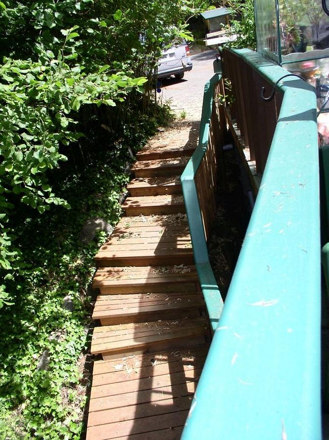 Winding Stairs Over Original Rock Stairs