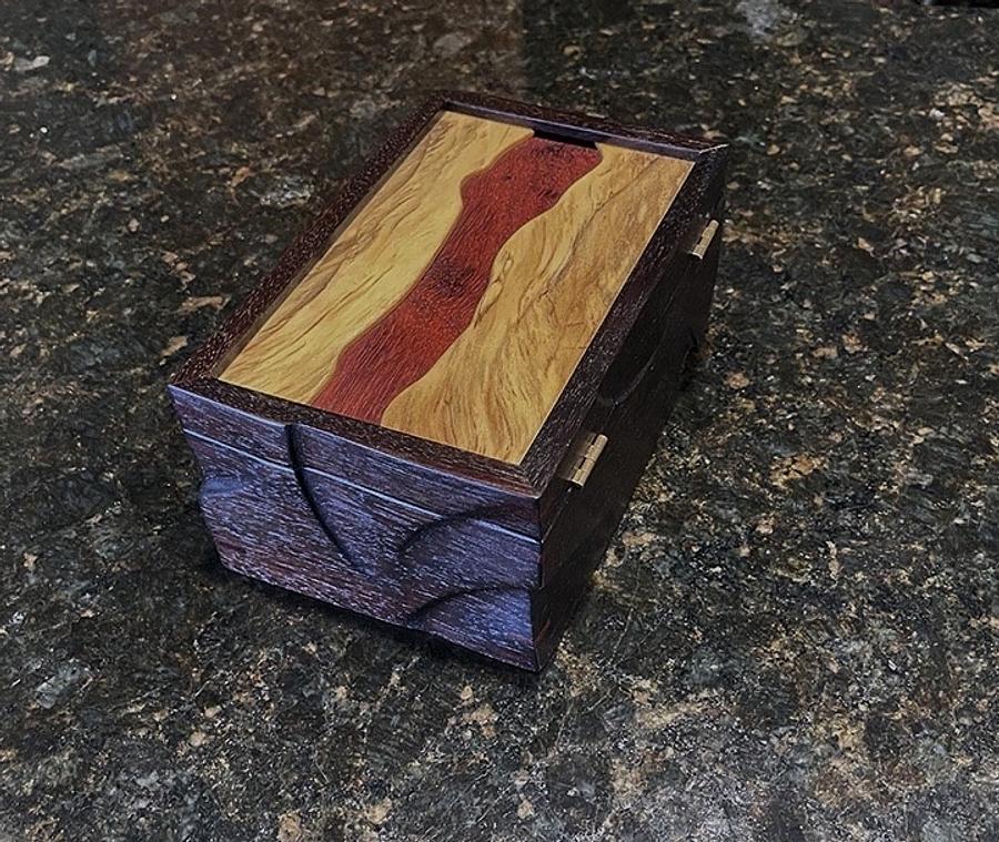 Carved River Box
