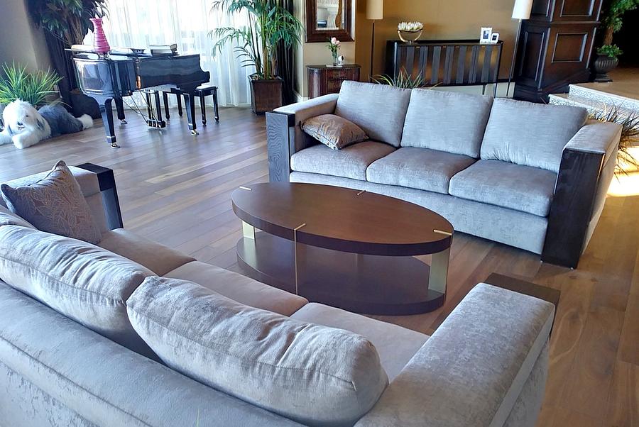 2 Tiered Oval Coffee Table