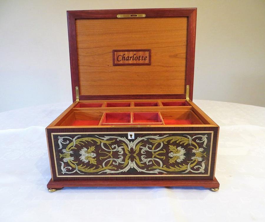 Charlotte - Boulle style marquetry box number 2