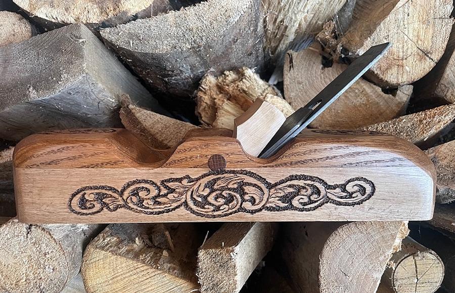 Carving Scrollwork on the Krenov Style Hand Plane