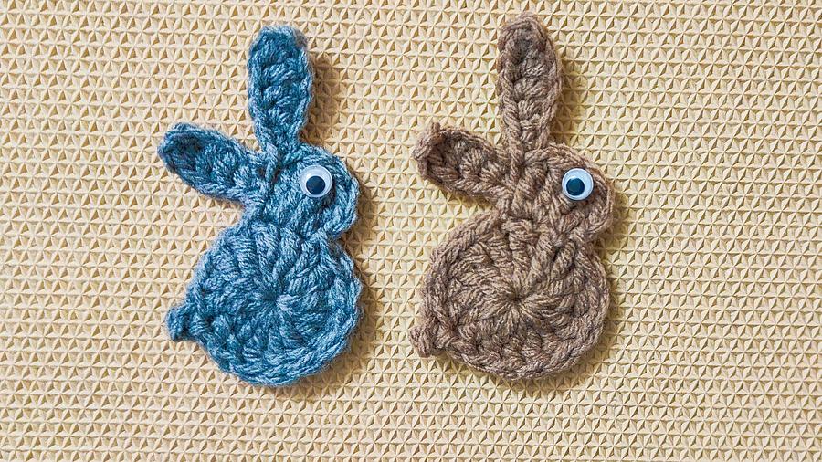 How To Crochet Easter Bunny Applique