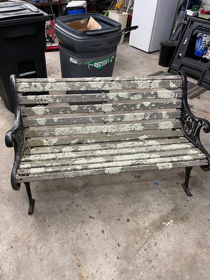 Restored Garden Bench