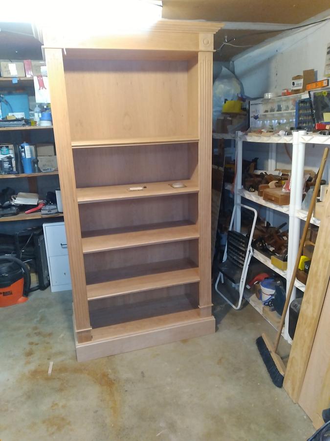 My grandson's book cabinet.