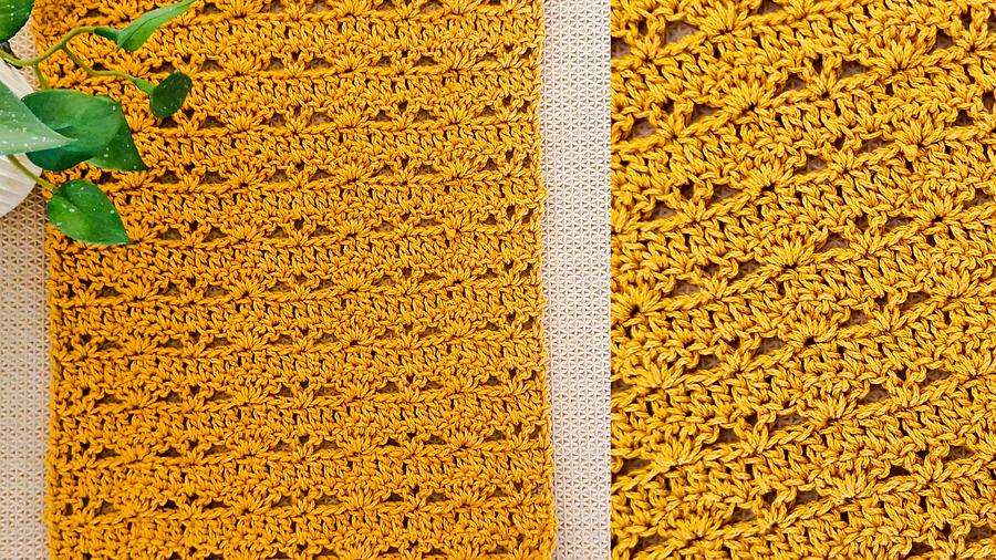 Easy Going Crochet Table Runner 