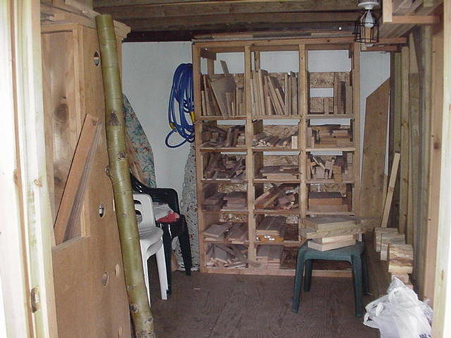 Wood Storage Room-under the deck