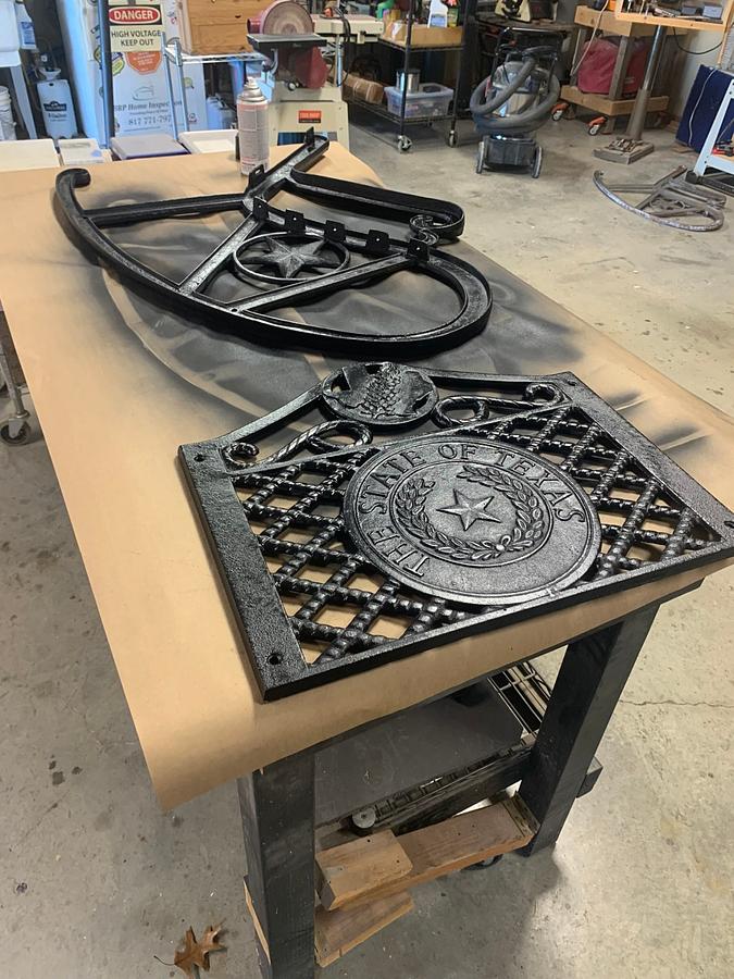 Iron Rocking Chair refinish