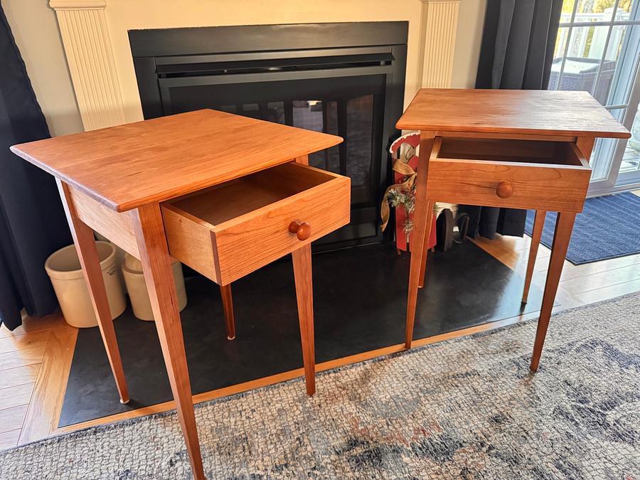 Shaker Style End Tables in Cherry