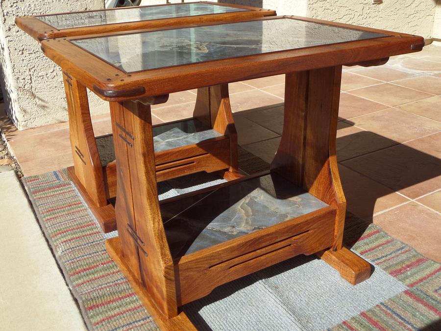 Mesquite End Tables w/ G&G details