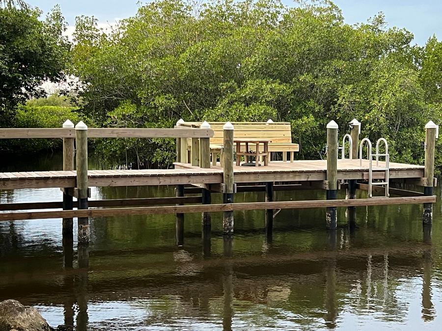 Dock bench seating