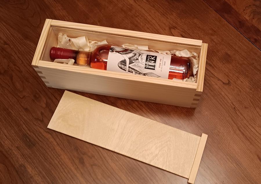 Box Finger Joint Wine Box