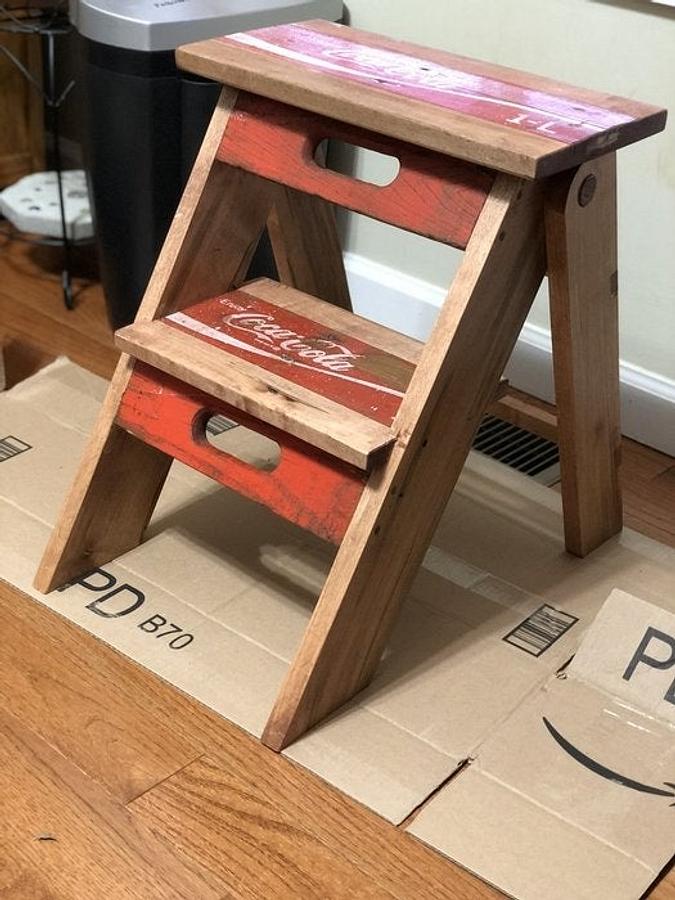 Coca Cola Step Stool