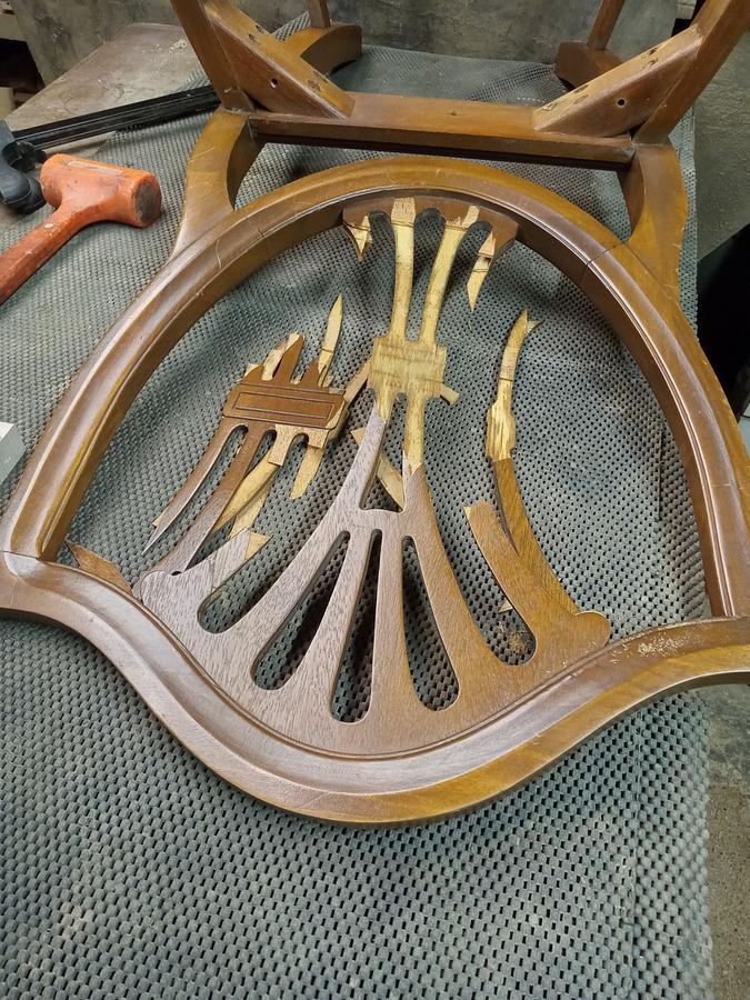 Antique dining chairs 