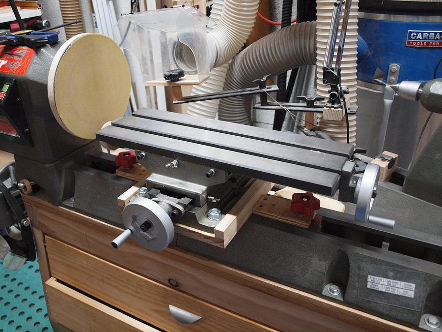 Lathe disk sander with micro adjustment... MK 2.