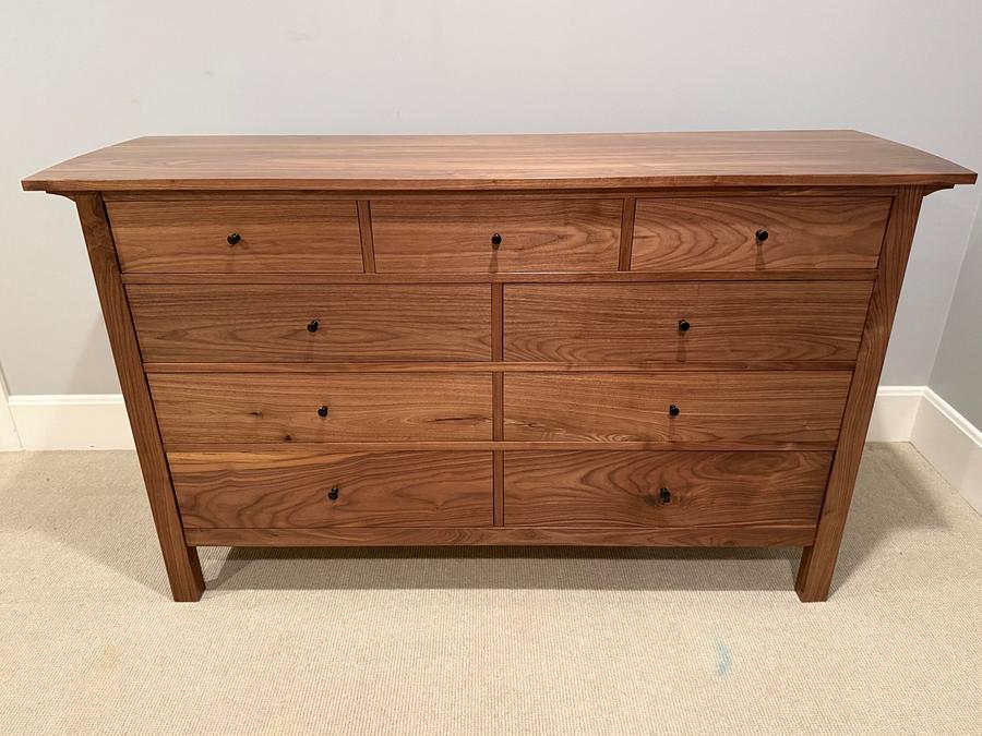 Walnut dresser