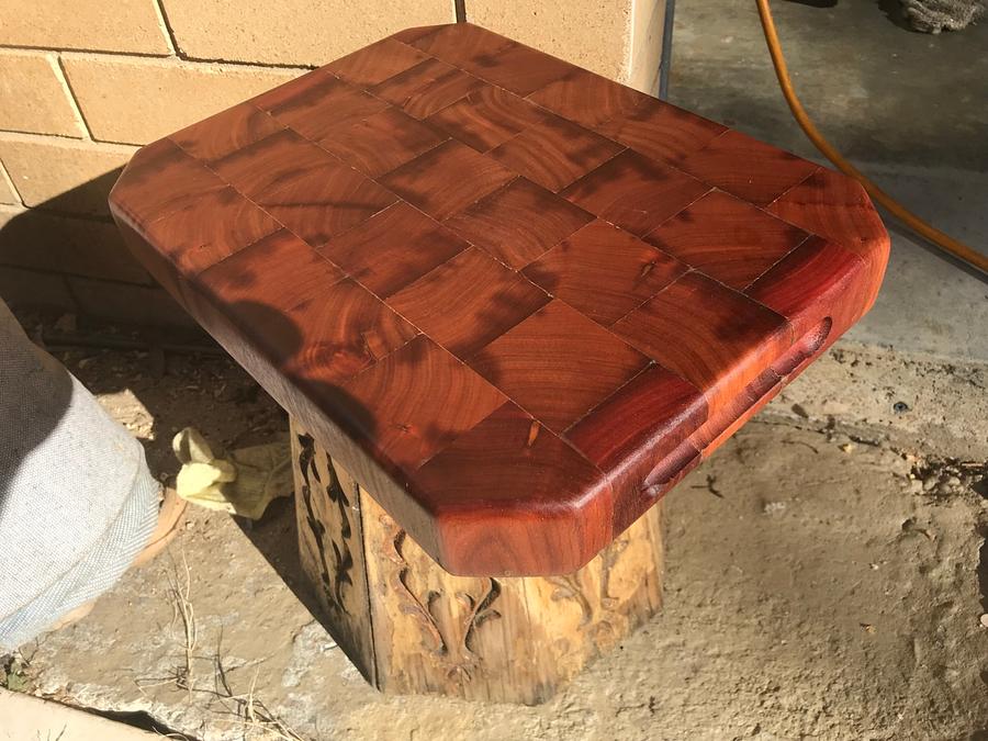 Red Ironbark Chopping Block