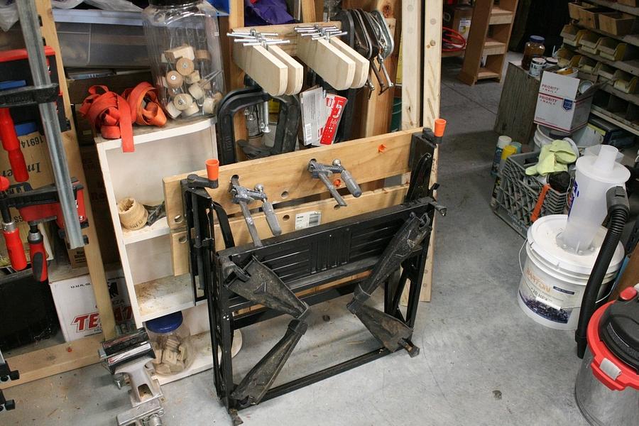 Workmate and Bench [dog] Hold-Down Clamps From Cheap, 6" F-Clamps