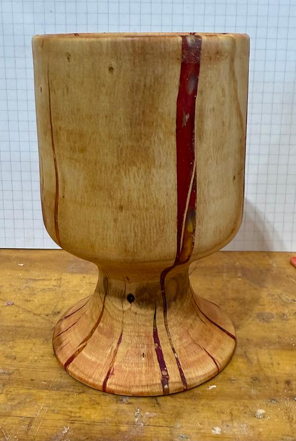 Chokecherry and resin goblet