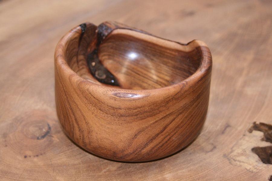 mesquite live edge bowl