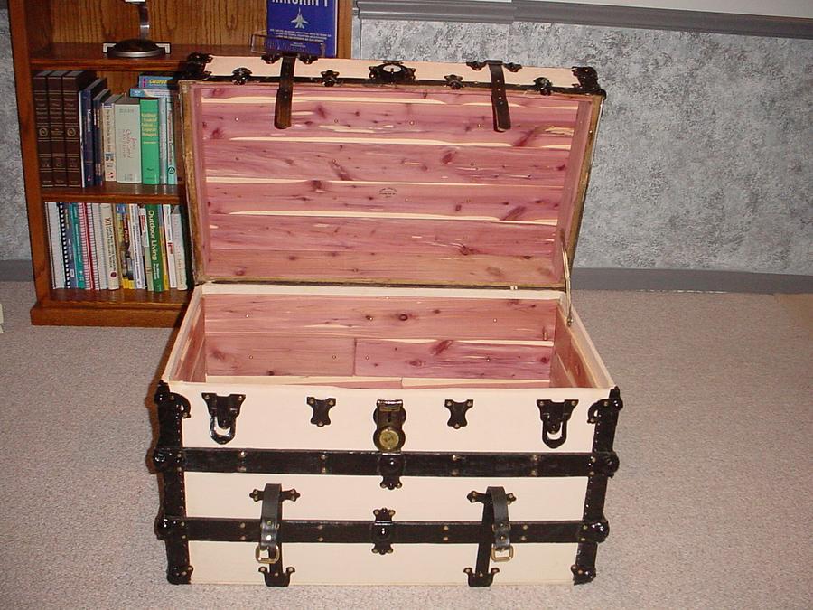 100 Year Old steamer trunk