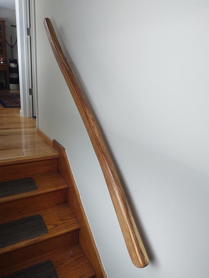 Simple cherry handrails 