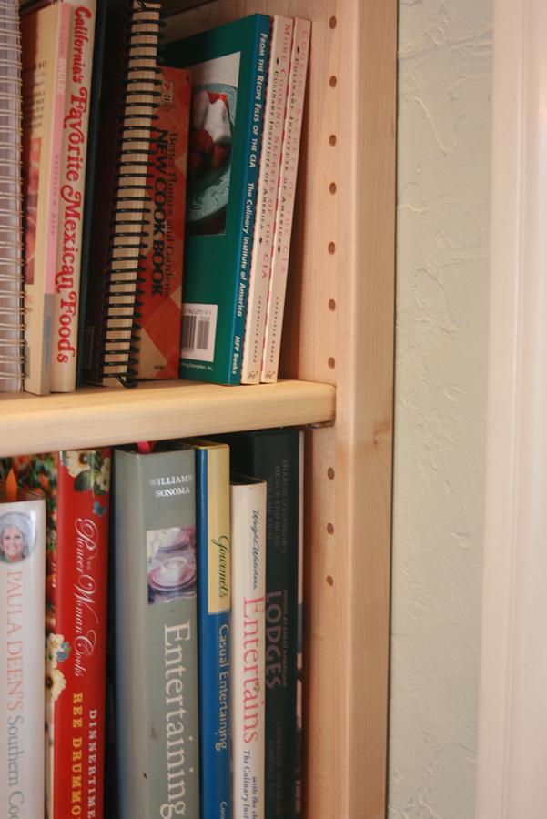 Kitchen Book Shelves