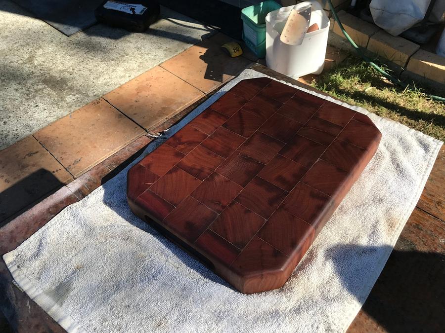 Red Ironbark Chopping Block